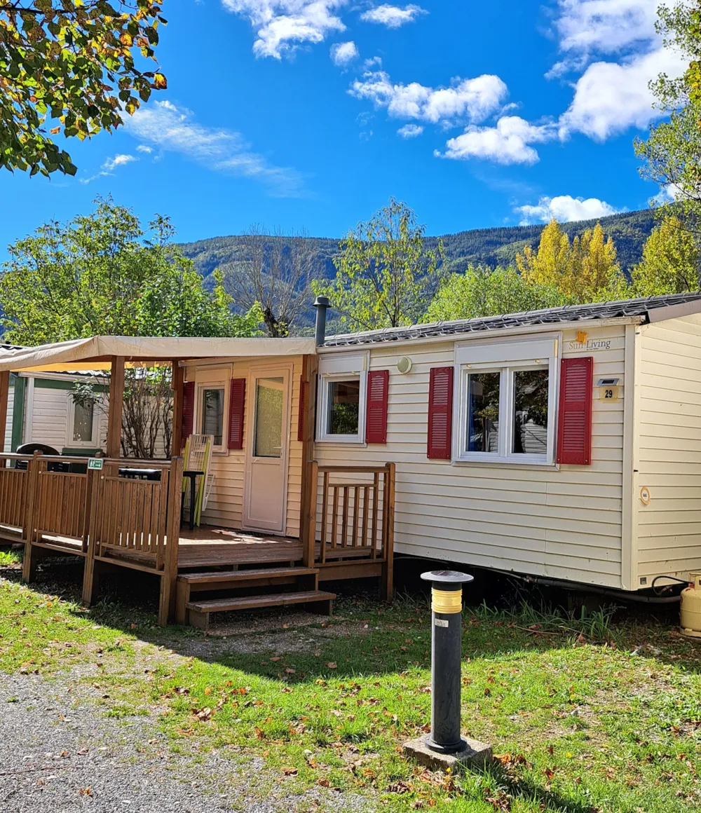 Location - Mobil Home Sun Roller - 3 Chambres - Camping la Ribière