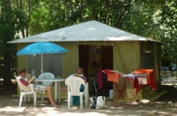 Huuraccommodatie(s) - Bungalowtent (Zonder Sanitair) - Camping de L'Ile