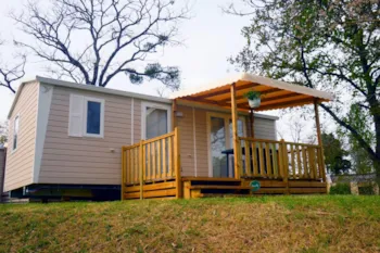Mietunterkunft - Komfort-Mobilheim -29M2 - Camping de L'Ile