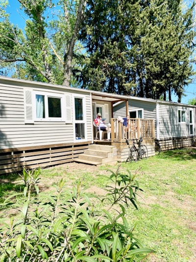 Mobile-home MALIN 24m² - 2 bedrooms - air-conditioning - terrace