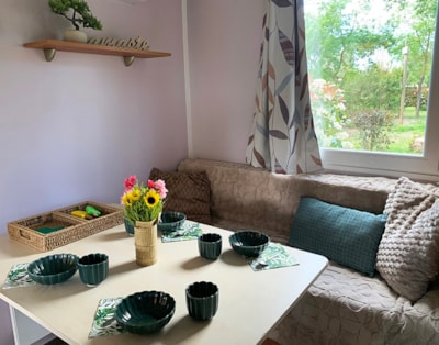 Mobile-home MALIN 24m² - 2 bedrooms - air-conditioning - terrace