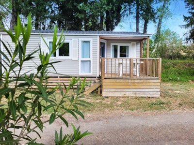 Mobile-home MALIN 24m² - 2 bedrooms - air-conditioning - terrace