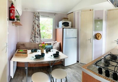 Mobile-home MALIN 24m² - 2 bedrooms - air-conditioning - terrace