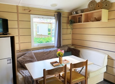 Mobile-home WELCOME 27m² - 2 bedrooms - TV - air-conditioning - terrace -
