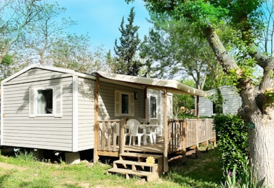 Mobile-home WELCOME 27m² - 2 bedrooms - TV - air-conditioning - terrace -