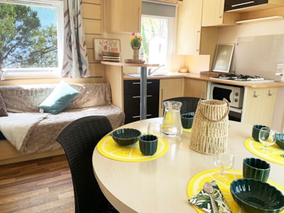 Mobile-home WELCOME 32m² - 3 bedrooms - TV - air-conditioning - terrace -