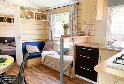Mobile-home WELCOME 32m² - 3 bedrooms - TV - air-conditioning - terrace -