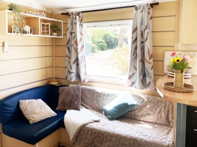 Mobile-home WELCOME 32m² - 3 bedrooms - TV - air-conditioning - terrace -