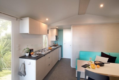 Mobile-home air-conditioned 2 bedrooms