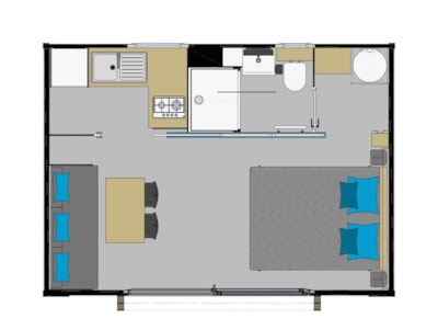 Mobile-home Maquis air-conditioned Loft