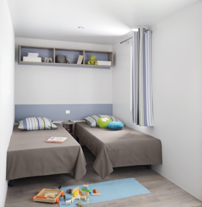 Mobile-home air-conditioned 2 bedrooms
