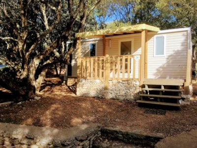 Mobile-home air-conditioned 2 bedrooms