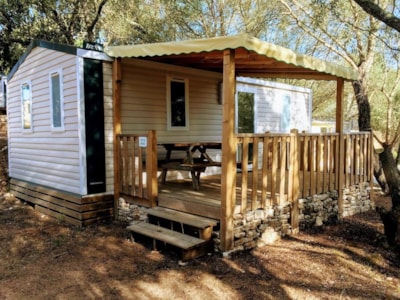 Mobile-home air-conditioned 2 bedrooms