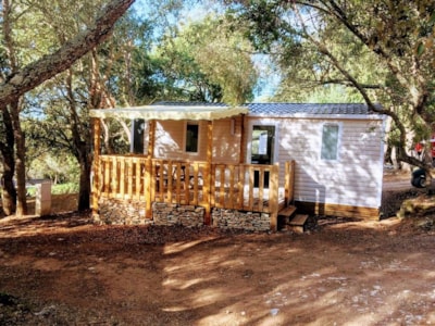 Mobile-home air-conditioned 2 bedrooms