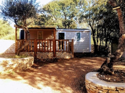 Mobile-home air-conditioned 2 bedrooms