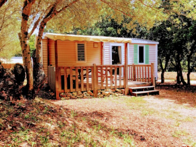 Mobile-home air-conditioned 2 bedrooms