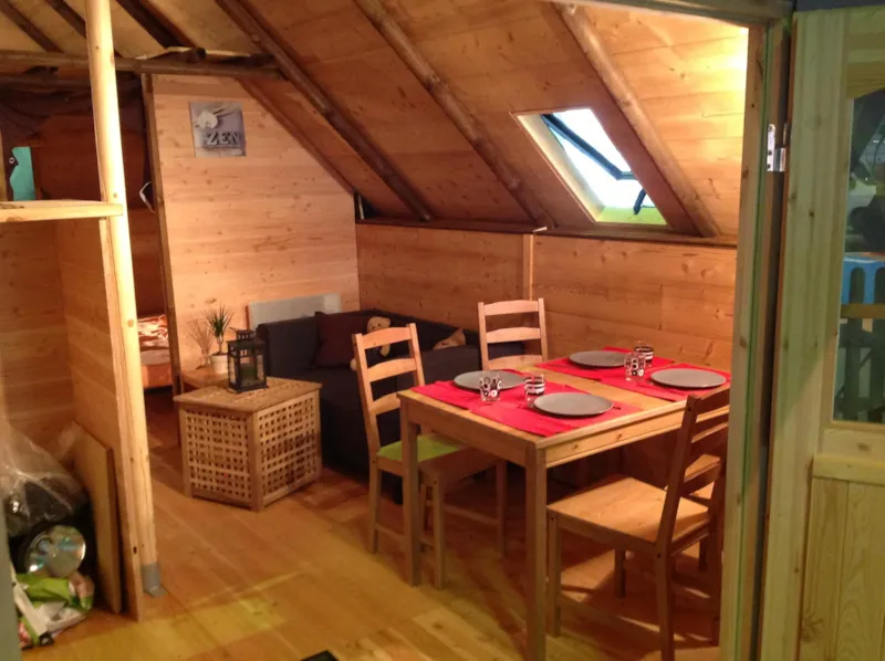 Tente Lodge Toile Et Bois