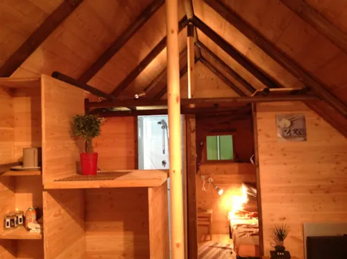 Location - Tente Lodge Toile Et Bois - image n°4 - CAMPING LE NID DU PARC