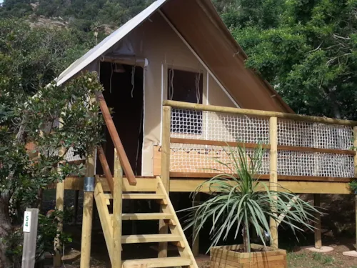 Huuraccommodatie(s) - Tent Doek En Hout - image n°2 - CAMPING LE NID DU PARC