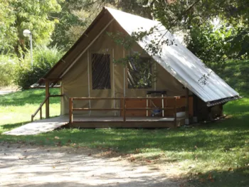Mietunterkunft - Zelt Leinwand Und Holz - CAMPING LE NID DU PARC
