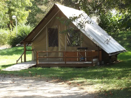 Location - Tente Toile Et Bois - image n°1 - CAMPING LE NID DU PARC