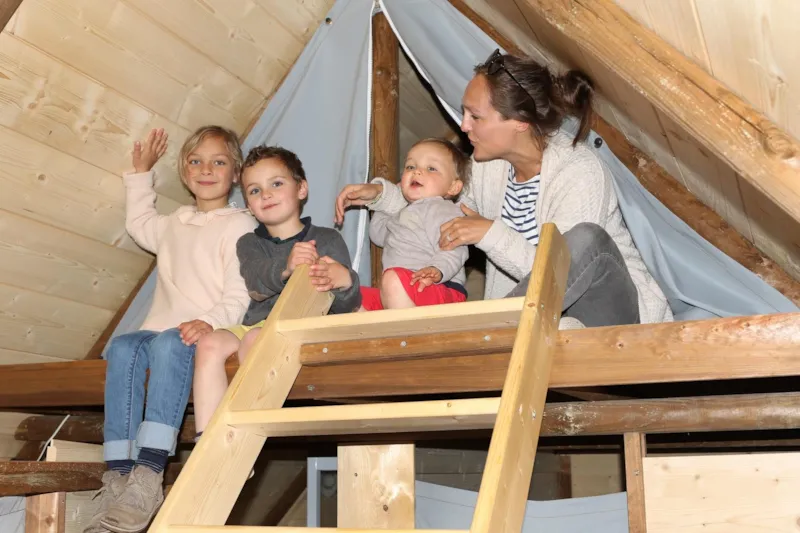 Tente Lodge Toile Et Bois