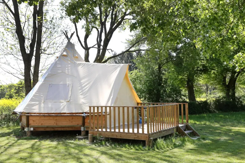 Nouveau! Tipi Toile Et Bois