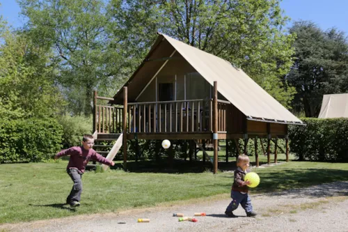Huuraccommodatie(s) - Tent Doek En Hout - image n°3 - CAMPING LE NID DU PARC