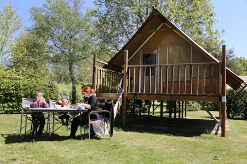 Location - Tente Toile Et Bois - image n°7 - CAMPING LE NID DU PARC