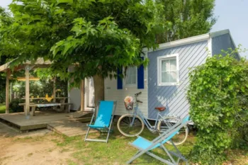 Mietunterkunft - Mobilheim Tv - 26M² - 2 Schlafzimmer - - Clico Chic - Camping Les Trois Chênes
