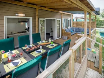 Mietunterkunft - Premium Exclusive Lounge - 4 Bedrooms - 40M² - Air Conditionning - Camping Marvilla Parks - La Chapelle
