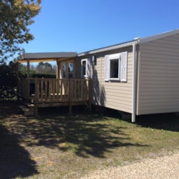 Huuraccommodatie(s) - Stacaravan Type 4 - Lodge 8073 Grand Confort - Camping Les Arbousiers