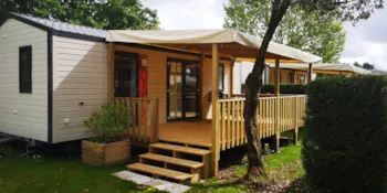Mietunterkunft - Mobilheim Type 3 - Bahia Duo Premium - Camping Les Arbousiers