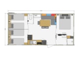 Mobil Home Type 4 - Bermudes Trio Mobil Home Type 4 - Bermudes Trio