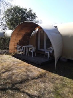 Huuraccommodatie(s) - Coco Sweet Zonder Privé Sanitair - Camping Les Arbousiers