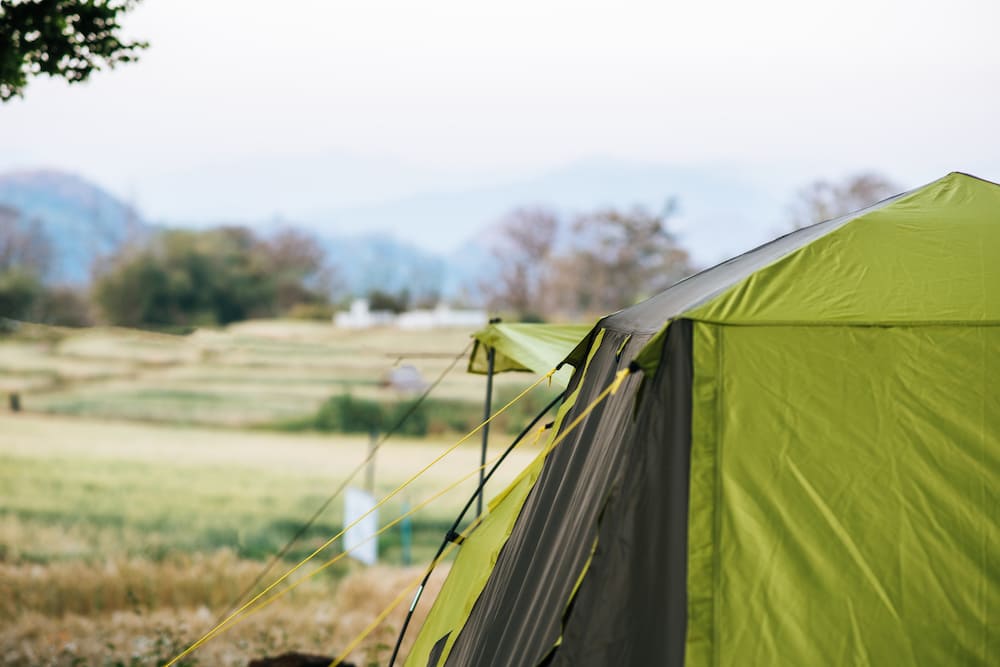 Tenda Pronta Per Il Campeggio