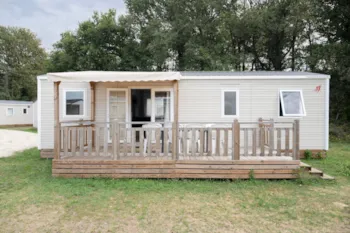 Location - Mobil-Home Premium 4 Chambres D - Camping Paradis les Rives de l'Adour