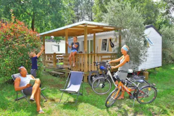 Mietunterkunft - Mobilhome Confort Fidji 2 Schlafzimmer - Camping l'Océane