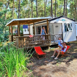 Alojamiento - Mobilhome Confort Cottage 2 Habitaciones - Camping l'Océane