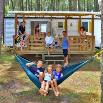 Mietunterkunft - Mobilhome Confort Family 3 Schlafzimmer - Camping l'Océane