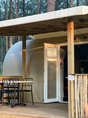 Mietunterkunft - Coco Sweet Canvas-Bungalow Mit 2 Schlafzimmern - Camping l'Océane