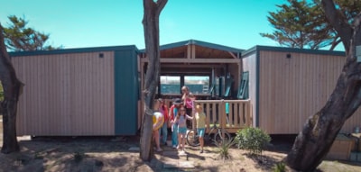 Mobile Home Tropical Lodge Family WITH JACUZZI - 36.80 m²/MH - 6 Bedrooms/12 people - XXL TRIBU — 1