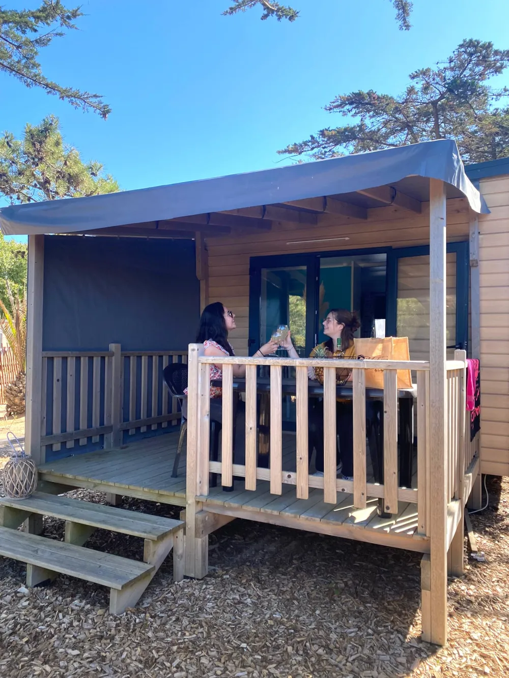 Location - Mobil-Home Tiki Lodge - 1 Chambre - 19.50² - Camping - Club Mahana