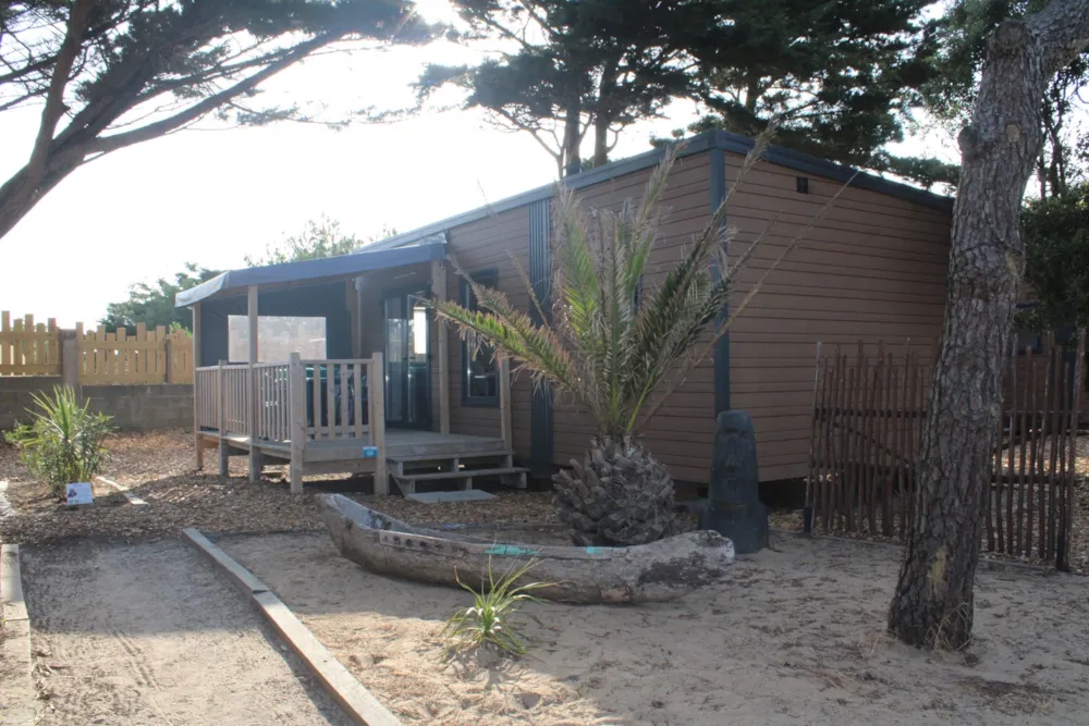 Location - Mobil-Home Timoé Lodge - 2 Chambres - 29.50M² - Camping - Club Mahana