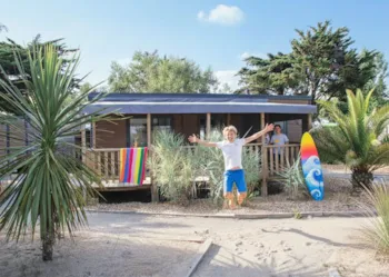 Location - Mobil-Home Timoé Lodge - 2 Chambres - 29.50M² - Camping - Club Mahana