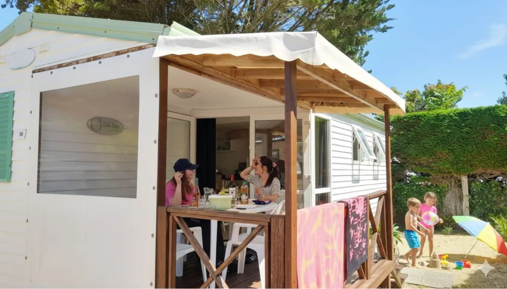 Location - Mobil-Home Moorea (D) - 2 Chambres - 28M² - Camping - Club Mahana