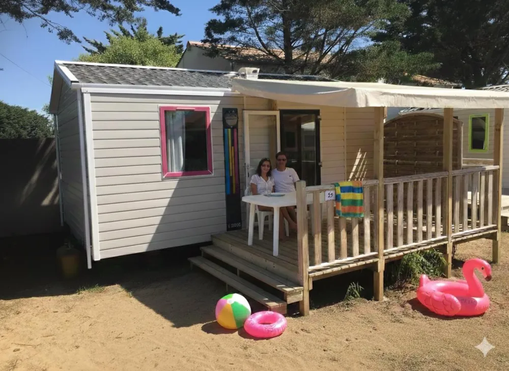 Location - Mobil-Home Nai'a - 1 Chambre - 20M² - Camping - Club Mahana