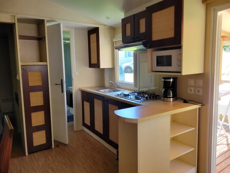 Grand Mobil-Home Louisiane 3 Chambres Tout Équipé