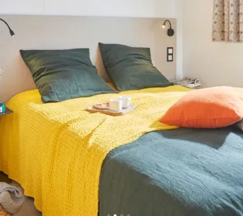 Mietunterkunft - Mobilheim 2 Schlafzimmer - Camping La Rabine