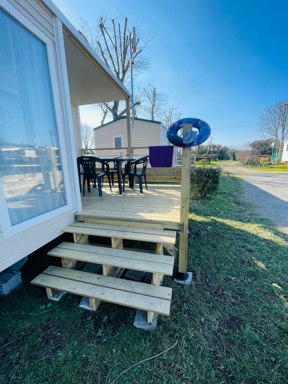 Mietunterkunft - Mobilheim Premium - 2 Schlafzimmer - 26M² - - Camping LA FONTAINE